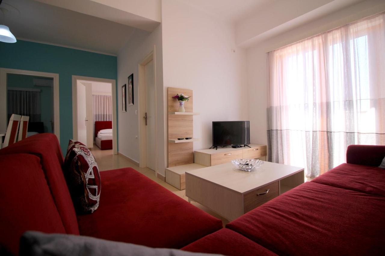 Apartments,Vila Bello Sarande Bagian luar foto