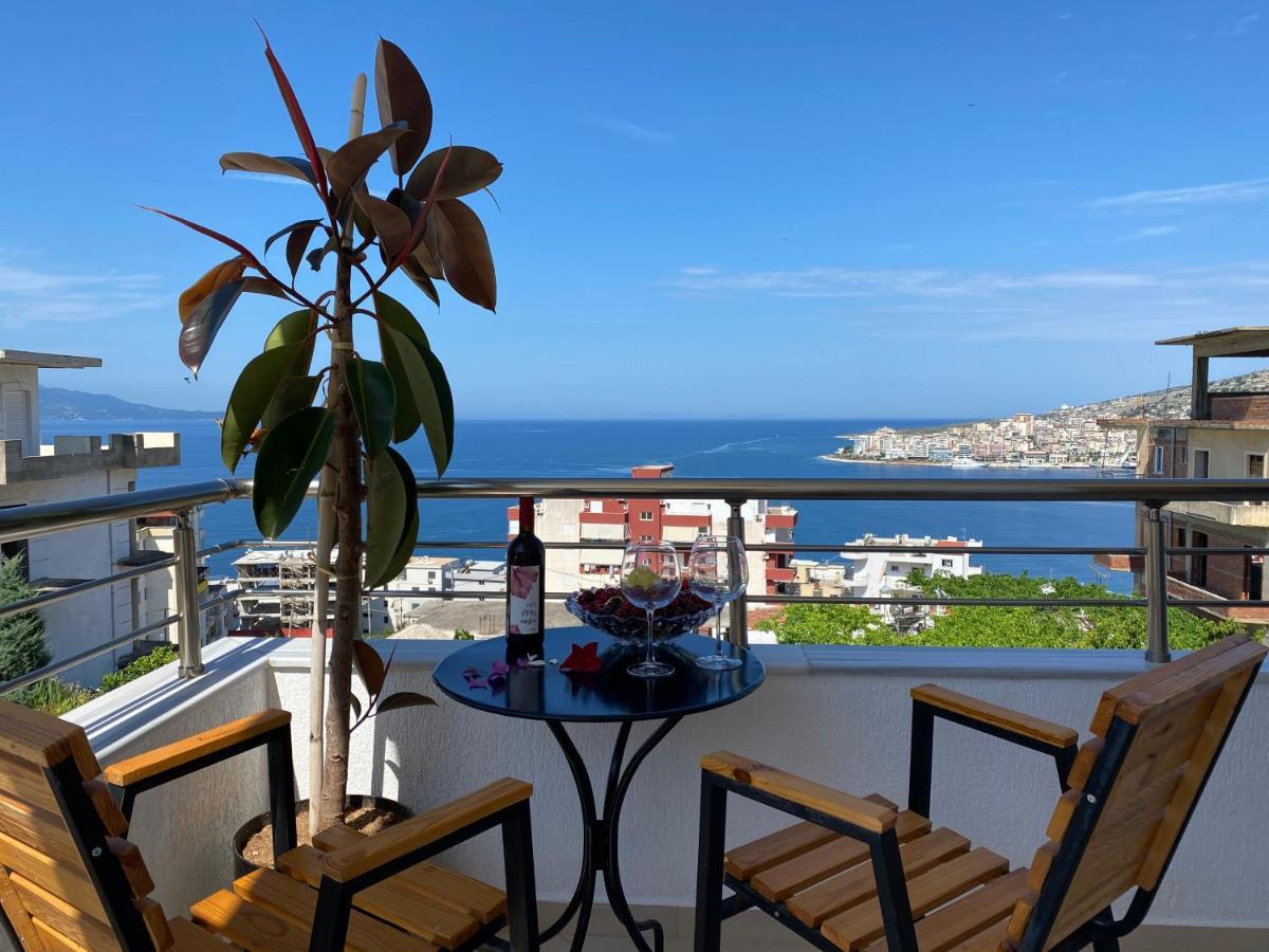 Apartments,Vila Bello Sarande Bagian luar foto